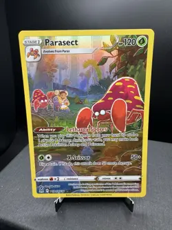 Pokemon TCG SWSH Lost Origin Parasect TG01/TG30 Gallery Full Art Holo NM! - Image 1