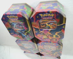 Lot of 6 Pokemon TCG Mega Charizard X & Y Tins-- Brand New & Sealed - Image 2