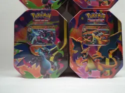 Lot of 6 Pokemon TCG Mega Charizard X & Y Tins-- Brand New & Sealed - Image 5