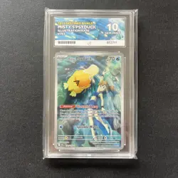 Pokemon TCG Misty's Psyduck Destined Rivals 193/182 Ace 10 - Perfect Subgrades - Image 1