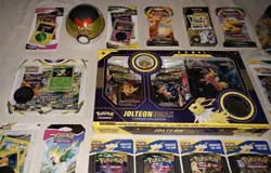 Pokemon Jolteon VMax Box w/Evolving Skies Artwork Set Build & Battle Box +Tins & - Image 4