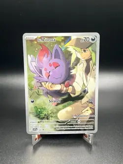 N’s Zorua 189 Pokemon Center Exclusive Stamped Promo SVP 189 - Image 1