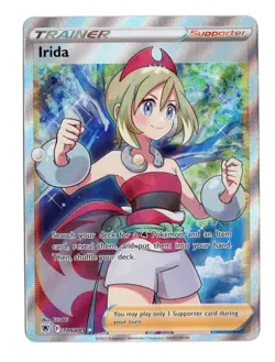 Pokemon Irida 186/189 Astral Radiance Ultra Rare Full Art LP 2022 English - Image 1