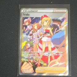 Pokemon Irida Trainer Supporter Full Art Ultra Rare Holo GG63/GG70 Crown Zenith - Image 1