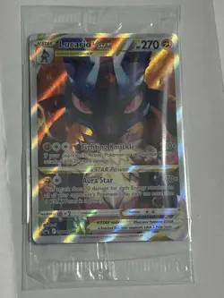 Pokemon TCG Lucario VSTAR SWSH291 Crown Zenith Promo Factory Sealed - Image 1