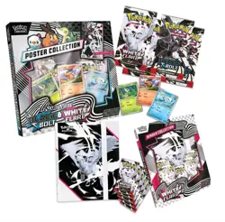 Pokemon TCG White Flare Binder + Poster Collection Sealed w/ Booster Packs Mint - Image 1