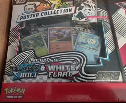 Pokemon TCG White Flare Binder + Poster Collection Sealed w/ Booster Packs Mint - Image 3
