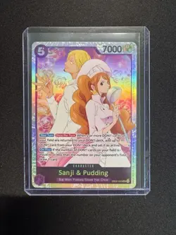 Sanji & Pudding (EB02-035) (V.1) English (SR) One Piece TCG - Image 1
