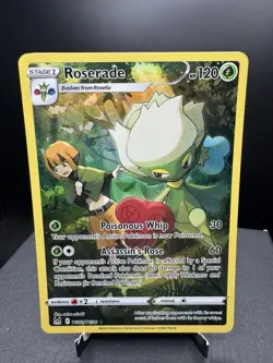 Pokemon TCG SWSH Lost Origin Roserade TG02/TG30 Gallery Full Art Holo NM! - Image 1