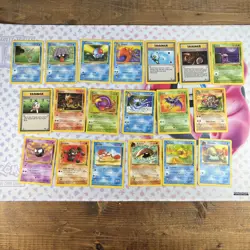 Vintage Pokemon Fossil Card Lot of 19 Common/Uncommon LP-MP No Duplicates #24 - Image 1