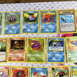 Vintage Pokemon Fossil Card Lot of 19 Common/Uncommon LP-MP No Duplicates #24 - Image 3