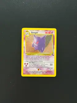 Pokemon Gengar 5/62 Fossil Holo Unlimited Holo Rare 80 HP English Card 5/62 - Image 1