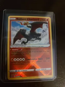 Pokemon TCG Radiant Charizard Crown Zenith 020/159 Holo Radiant Rare NM - Image 1