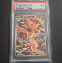 Ethan's Typhlosion 190/182 Destined Rivals Illustration Rare PSA 9 Holo Pokemon… - Image 1