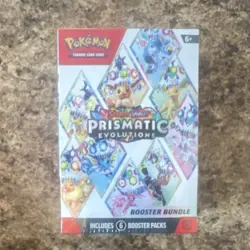 Pokemon Scarlet & Violet Prismatic Evolutions Booster Bundle 6 Packs - Image 1