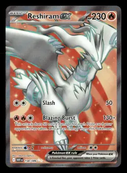 Pokemon Reshiram ex #158/086 tcg Near Mint or Better - Image 1