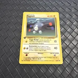 Carte Pokemon Magneti 53/102 Edition 1 Set de Base Wizards Francaise - Image 1