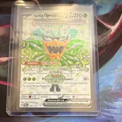 Pokemon Teal Mask Ogerpon EX Full Art Double Rare 190/167 Holo 210 HP - Image 1