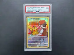Pokemon - Pikachu 241/236 Secret Rare Sun & Moon Cosmic Eclipse PSA 9 - Image 1
