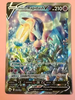 Galarian Rapidash V (Alternate Full Art) 168/198: Pokemon TCG Sword & Shield - Image 1