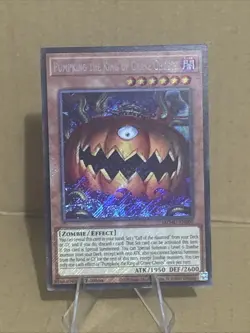 Yu-Gi-Oh Pumpking The King of Ghosts MZMU-EN001 1st Edition Secret Rare NM - Image 1