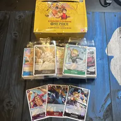 One Piece TCG 200+ Bulk Lot Mixed Cards - C, UC - ENG - NM/M 3 Foils OP-04 - Image 1