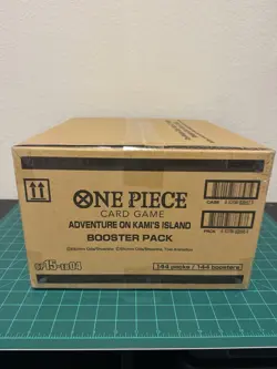 *144 Sleeved Booster Packs* One Piece OP15-EB04 Adventure On Kami’s Island Case - Image 1