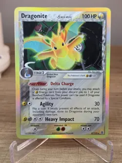 Dragonite delta EX11: EX Delta Species (3/113) Holo Rare Pokemon Card - Image 1