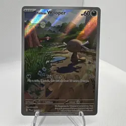 Pokemon Paldean Wooper 102/094 Illustration Rare Holo Phantasmal Flames Card - Image 1