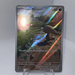 Pokemon Paldean Wooper 102/094 Illustration Rare Holo Phantasmal Flames Card - Image 2
