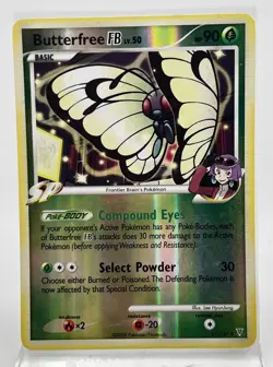 Butterfree FB 17/147 Reverse Holo Pokemon Card 2009 Supreme Victors LP/MP - Image 1