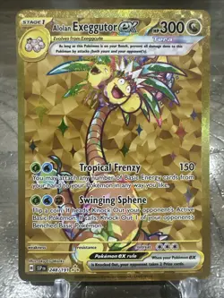 Alolan Exeggutor ex 248/191 SV08: Surging Sparks NM Pokemon Card TCG - Image 1