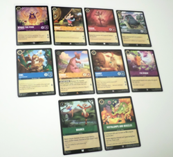 Disney Lorcana Theme Lot - Winnie The Pooh Theme Lot of 10 Cards Pooh, Tigger - Image 1