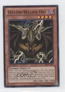 Yellow-Bellied Oni 1st Ed. YuGiOh Shadow Specters #SHSP-EN033 - Image 1