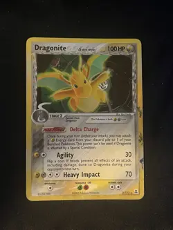 Pokemon Dragonite 3/113 Delta Species Holo Rare 100 HP Card 2005 English - Image 1