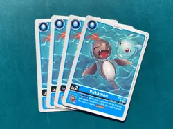 Bukamon BT14-002 Playset Blast Ace Digimon Card Game x4 - Image 1