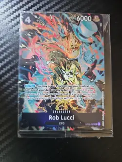 Rob Lucci (Illustration Box EX) OP05-093 One Piece Promotion Cards Foil - Sealed - Image 1