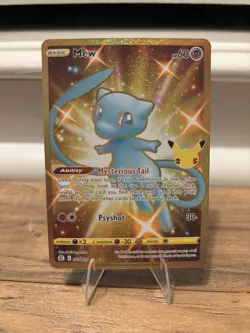 Mew Celebrations 25/25 Pokemon Card 25th Anniversary TCG Gold - Image 1