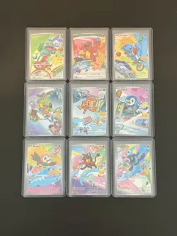 Pokemon 2026 First Partner Illustration Collection Series 1 Promos Set 9 Cards - Image 1