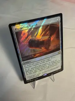 Exploding Barrel Commander: Teenage Mutant Ninja Turtles Surge Foil NM MTG 0039 - Image 1