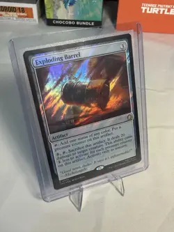 Exploding Barrel Commander: Teenage Mutant Ninja Turtles Surge Foil NM MTG 0039 - Image 3