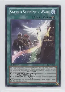 Sacred Serpent's Wake 1st Ed. YuGiOh Shadow Specters #SHSP-EN068 - Image 1