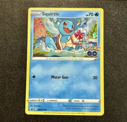 Pokemon TCG Squirtle Pokemon GO Promo SWSH233 Regular 70HP 2022 English - Image 1