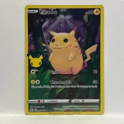 FULL ART Pikachu 005/025 Pokemon 25th Anniversary Celebrations Holo Foil !!! - Image 1
