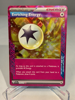 Pokemon TCG Surging Sparks Enriching Energy Ace Spec Rare 191/191 - Image 1