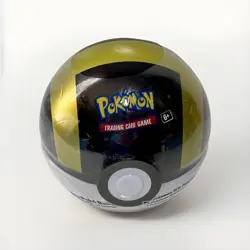 Pokemon Collectors Poke Ball Tin TCG 3 Booster Packs Coin NEW Sealed - Image 1