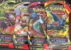 Pokemon Mega Evolution Phantasmal Flames booster packs Lot Of 4. Factory Sealed - Image 1