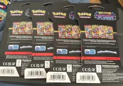 Pokemon Mega Evolution Phantasmal Flames booster packs Lot Of 4. Factory Sealed - Image 2