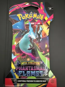 Pokemon Mega Evolution Phantasmal Flames booster packs Lot Of 4. Factory Sealed - Image 5