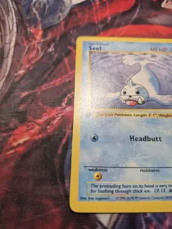 Pokemon TCG Seel 1st Edition Shadowless Base Set 41/102 MP - Image 5